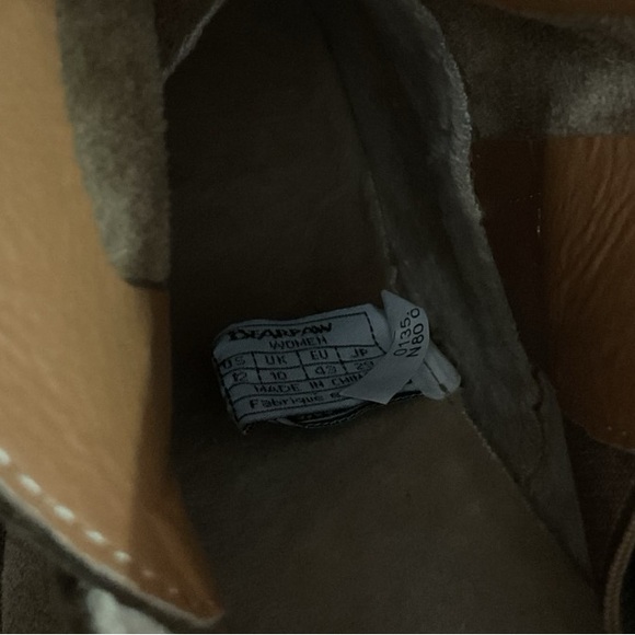 NWOB BearPaw Women's Tan Suede Boots 2.5” Heel - Picture 9 of 9